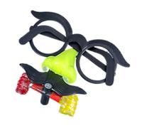 Glasses with Mustache Party Props - Funny Big Nose Beard Party Glasses
