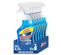 Glassex Limpiador Multiusos Azul. Pack 6x Pistolas 750ml