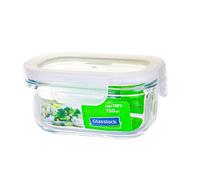 Glasslock Classic - Recipiente Hermético Rectangular De 0.15l En Vidrio Templado