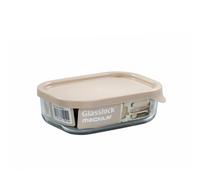 Glasslock Modular - Recipiente Rectangular De 0.5l En Vidrio Templado Para Alimentos Frescos