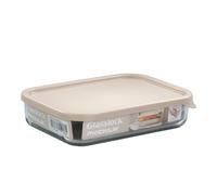 Glasslock Modular - Recipiente Rectangular De 1.2l En Vidrio Templado Para Alimentos Frescos