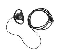 GLASSNOBLE Auricular de micrófono, Auricular Tipo D, Auricular PTT, micrófono para Motorola Talkabout Walkie Talkie, 2,5 mm, 1 Clavija