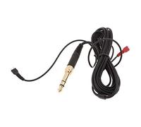 GLASSNOBLE Cable de Audio, 3M Cable de Audio de Repuesto para -Sennheiser HD650 HD600 HD580 HD25 Auriculares, Negro