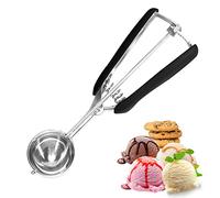 Glaxcidy Cuchara para Helado de Acero Inoxidable, Cuchara de Muffin, Cucharada de Masa, Cucharas de Helado, Cuchara de Galleta