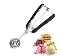 Glaxcidy Cuchara para Helado de Acero Inoxidable, Cuchara de Muffin, Cucharada de Masa, Cucharas de Helado, Cuchara de Galleta