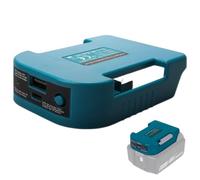 Glaxcidy USB Adaptador para Makita 12V 14.4V 18V Li-Ion Batería | Convertidor de Batería con Interfaz de Carga USB/Tipo C para Teléfonos, Ventilador, Coche Teledirigido, Luz LED, DIY