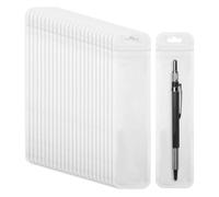 Glayent 100 Bolsas para Empaquetar Bolígrafos, Bolsas Transparentes para Bolígrafos con Cuentas, Bolsas Resellables con Cremallera, Bolsas de Almacenamiento para Llaveros de Bolígrafos