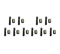 Glayent 10X COB Led Mini Head Light Lamp Lamp Faros 3 Modos Rainproof Head Antorcha Linterna Head para Acampar Al Aire Libre Pesca Negro