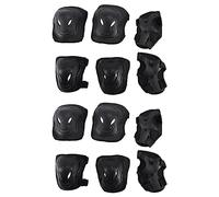 Glayent 12X Almohadillas Protectoras para Rodillas Y Coderas Protección de Protección Almohadillas Protectoras de Seguridad para Equipo de Protección de Patinaje para Adultos