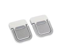 Glayent 2 unidades soporte portátil para ordenador portátil, soporte plegable, soporte para ordenador portátil, soporte para portátil, patas plateadas