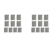 Glayent 20 piezas de de soldadura de plástico de acero inoxidable para reparaciones termoplásticas, kit de soldadura de plástico