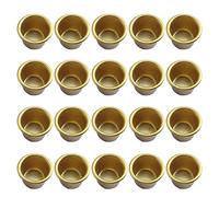 Glayent 20 Piezas Inserto de Vela de Metal para Velas CóNicas Candelabro DIY Juego de Candelabros para Mesa de Velas de áRbol