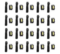 Glayent 20X COB Led Mini Head Light Lamp Lamp Faros 3 Modos Rainproof Head Antorcha Linterna Head para Acampar Al Aire Libre Pesca Negro