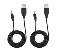 Glayent 2X Cable de Alimentacion CC USB a 3.5mm 5V