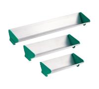 Glayent 3 Piezas 8pulgada 10pulgada 16pulgada Dual Edge Emulsión de Aluminio Scoop Coater para Herramienta de Recubrimiento de Serigrafía, 3 Tamaños