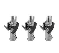 Glayent 3X Abrazadera de Unión del Conector del Eje, Cepillo para Cortadora de Césped Accesorios de Desbrozadora para Cortasetos de Riego 26Mm 9 Estrías
