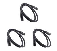 Glayent 3X Cable Ethercon CAT6 Conector RJ45 Compatible con EtherCON para Configuraciones de Estudio, Giras, ProduccióN de Escenarios, Conciertos 1 Metro