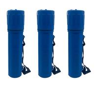 Glayent 3X Contenedor de Tubo de Almacenamiento de Varilla de Electrodo de Soldadura con Protector Azul de 10 Libras, Contenedor con Correas y Cadena