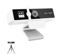 Glayent 4K Full HD Webcam USB Plug Network Live Broadcast High Definition Video Conference USB Cámara web de 120 grados gran angular con micrófono incorporado para ordenador portátil de escritorio A