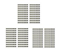 Glayent 60 Juegos de Etiquetas de Precio Ajustables Cuadradas de Exhibición de Precios para Soporte de Mostrador Exhibición de Precios Kit de Bloque de Precio de DóLar de Letra NuméRica M