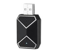 Glayent Adaptador inalámbrico CarPlay para coche Android 2 en 1, mini AI, asistente de voz WiFi para coche con cable CarPlay Android