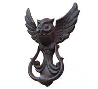 Glayent Aldaba de Puerta Fundida de Búho Místico, Manija de Puerta Manija de Puerta de Patio