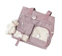 Glayent Bolso bandolera de lona impermeable para el hombro, bolso de mensajero, bolso de colegio para estudiantes, para mujeres y niñas