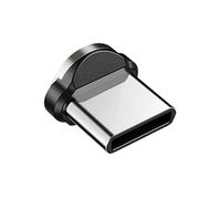 Glayent Cable magnético redondo para teléfono, tipo C, cargador magnético, adaptador de carga rápida micro USB