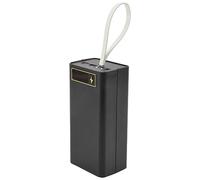 Glayent Caja de BateríA 21X18650, Caja de Banco de EnergíA Libre de Soldadura PD con Luz, Caja de Carga de BateríA 18650, Carcasa DIY PortáTil Desmontable