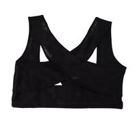 Glayent Corrector de postura ajustable para hombros y espalda, cinturón de soporte para el pecho, color negro, talla L