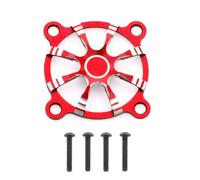 Glayent Cubierta de ventilador de refrigeración de aleación de aluminio de 30 x 30 mm para motor RC ESC, cubierta de protección de ventilador regulador eléctrico, color rojo