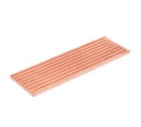 Glayent Disipador de de cobre puro, adhesivo conductor térmico para M.2 2280 PCI-E NVME SSD 2 mm