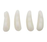 Glayent Enderezador y corrector de dedos en martillo, paquete de 4 férulas de gel suave que reducen el dolor de pies, evitan la superposición, tratamiento flexible para el cuidado de los pies, manchas