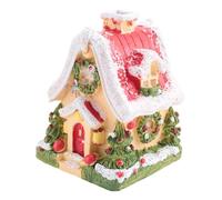 Glayent Fragancia para el Hogar Decoración de Escritorio de Navidad y Adornos Quemador de Aceite de Aromaterapia de Nieve Quemador de Incienso Resplandor en la Oscuridad