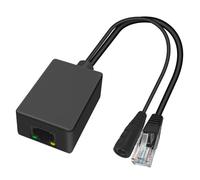 Glayent Gigabit PoE Inyector PoE Convertidor PoE 24V Pasivo PoE a 48V PoE 12-24V DC Convertido a 48V 802.3af PoE para Cámara CCTV