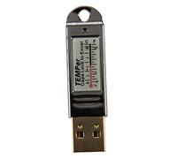 Glayent Gold Temper PC Laptop USB Sensor Termómetro Temperatura Registrador de Datos Grabador