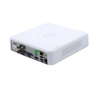 Glayent Híbrido DVR CCTV 4CH 5M-N Audio vía coaxial para 5MP 12,5 Fps 1080P 720P TVI CVI CVBS Cámara IP Cam EU Conector duradero