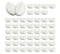 Glayent Hojas de Flores Artificiales para Decoración de Bodas, Guirnalda, Follaje de Hojas de Rosas, Decorativa, Plata