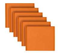Glayent Juego de 6 cuencos de silicona para deshidratar piel de frutas con esteras de silicona reutilizables elevadas, color naranja