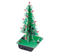 Glayent Kit de circuito de luces LED intermitentes para árbol de Navidad para diversión electrónica festiva A