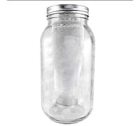 Glayent Máquina de café frío filtro de café para cuello ancho enlatado vidrio acero inoxidable malla ultrafina té con fruta infusión de hielo máquina de café máquina de té helado máquina de café frío