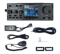 Glayent MCHF V0.6.3 Transceptor HF SDR Transceptor QRP Radio Amateur con Fuente de AlimentacióN + MicróFono Enchufe de la UE