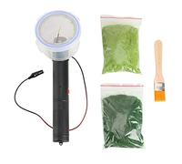 Glayent Modelo de paisaje en miniatura, material flocado, aplicador estático, modelado, accesorios para manualidades