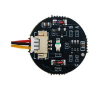 Glayent Módulo de Detección de Interruptor de Llave Táctil con Pestillo de 3 V A 30 V, Interruptor de Luz Táctil Biestable, Módulo de Banda de Luz LED, Luz Azul de 3 Cables