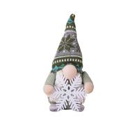 Glayent Muñeca de gnomo LED para decoración de Navidad con luz LED para la nariz, Rudolph, decoración navideña para el hogar, Navidad, Año , regalos para mujer