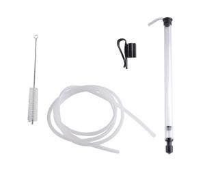 Glayent SifóN AutomáTico de 3/8 de Pulgada con Abrazadera Kit de SifóN de Embotellado de Manguera de 6.5 Pies con Tubo de PláStico de Alimenticio para Cerveza