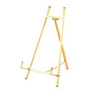 Glayent - Soporte de placa de trípode de metal moderno, caballete de mesa, soporte de arte para pantalla de boda, bandeja de fotos, libro de fotos, fácil instalación