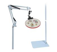 Glayent Soporte para bastidor de bordado, soporte de regazo - Soporte de punto de , soporte de metal, ajustable para bastidores de bordado, fácil instalación, fácil de usar B