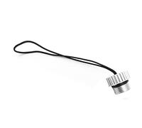 Glayent Válvula de botella DIN para buceo 5/8-14NPS Tapa antipolvo Protección contra el polvo del tanque Regulador Cubierta protectora Plata