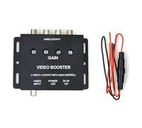 Glayent Video del Coche Splitter 1 A 4 AV Amplificador de Señal Splitter para el Coche CCTV TV LCD Reproductor de DVD 1 Entrada 4 Salida